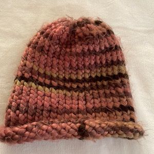 Hand-knitted hat